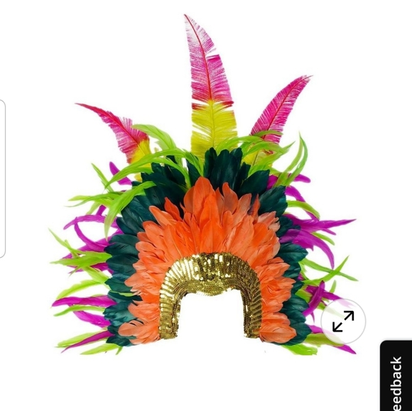 Feather Carnival Headdress - Picture 3 of 5